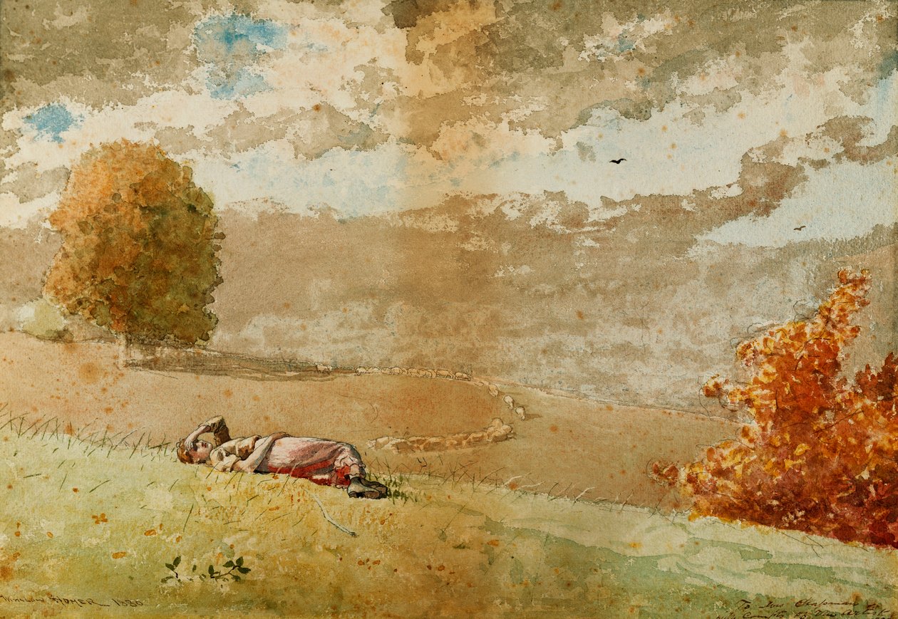 Dagdrømmer, 1880 af Winslow Homer