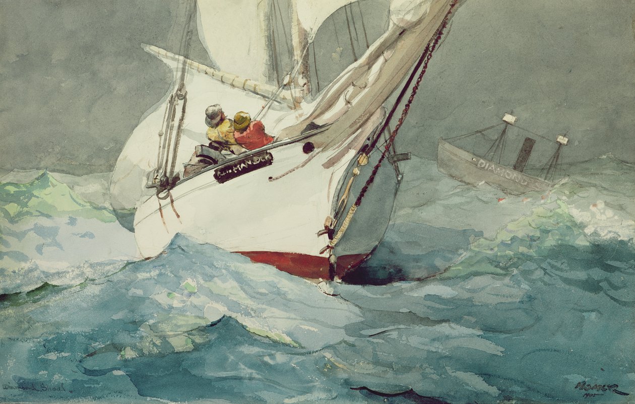 Diamond Shoal, 1905 af Winslow Homer