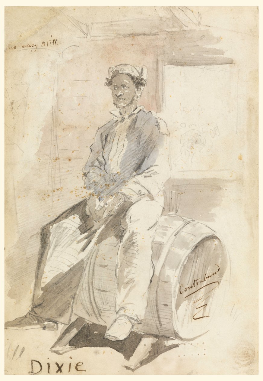 Tegning, Dixie, 1861 af Winslow Homer