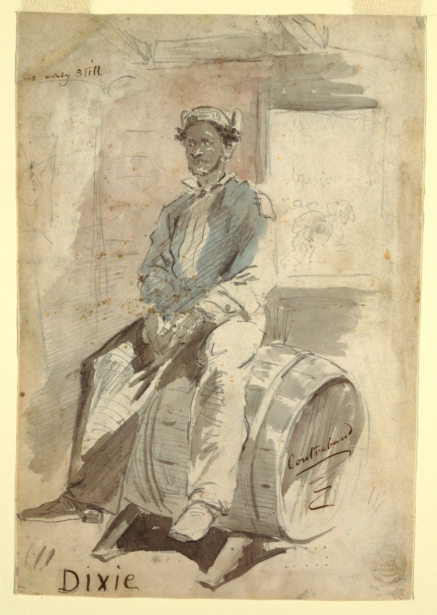 Tegning, Dixie, 1861 af Winslow Homer