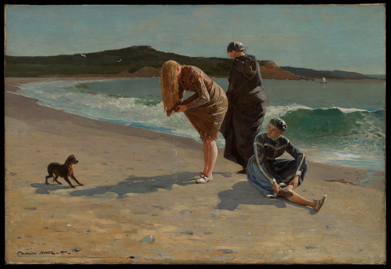 Eagle Head, Manchester, Massachusetts (højvande) af Winslow Homer