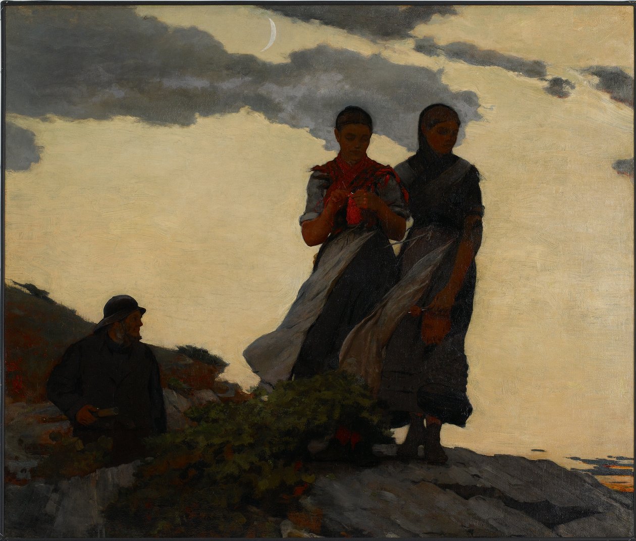 Tidlig aften af Winslow Homer