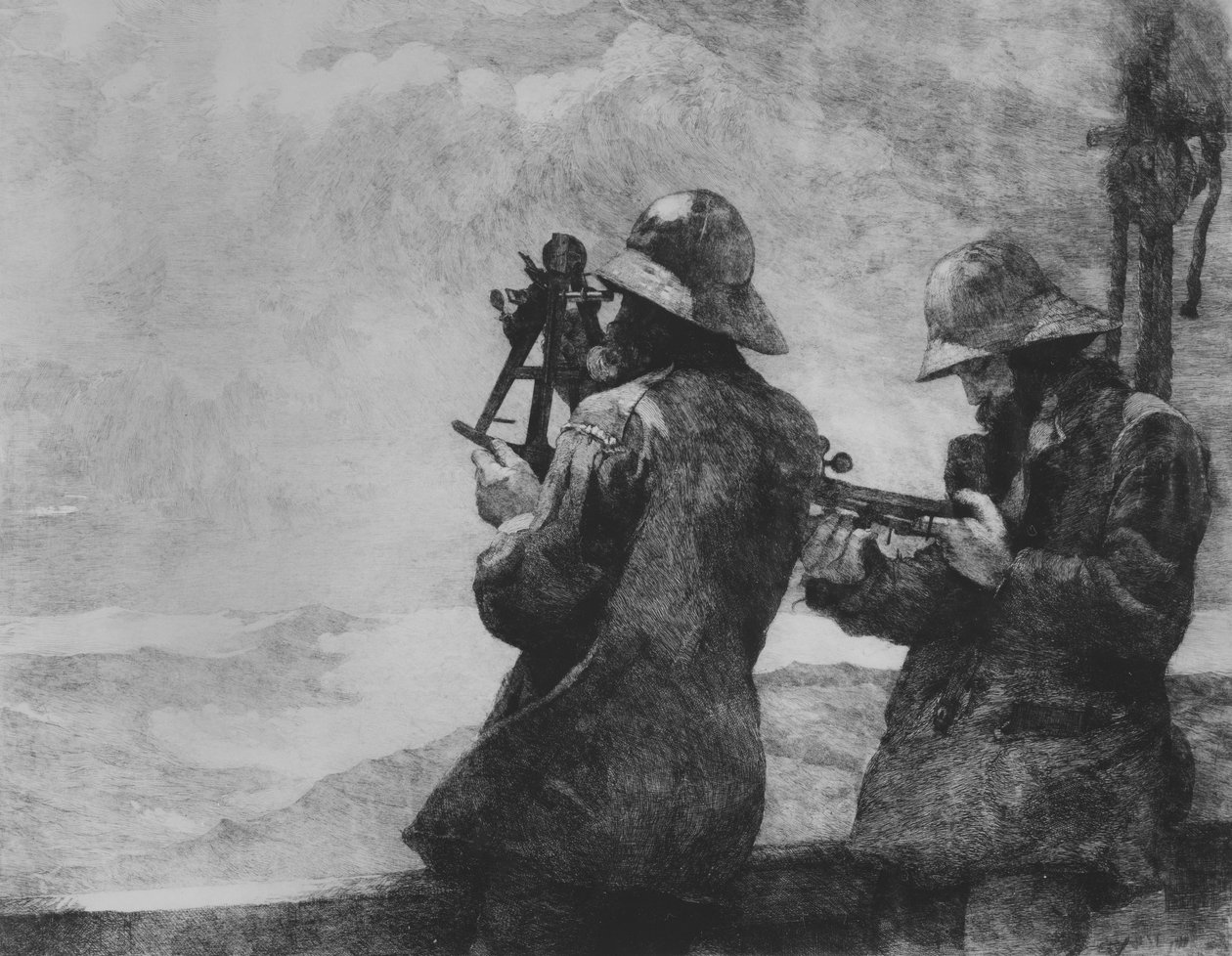 Otte Klokker af Winslow Homer