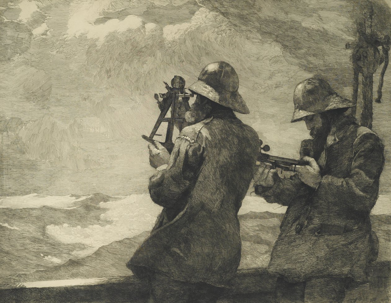 Otte Klokker af Winslow Homer