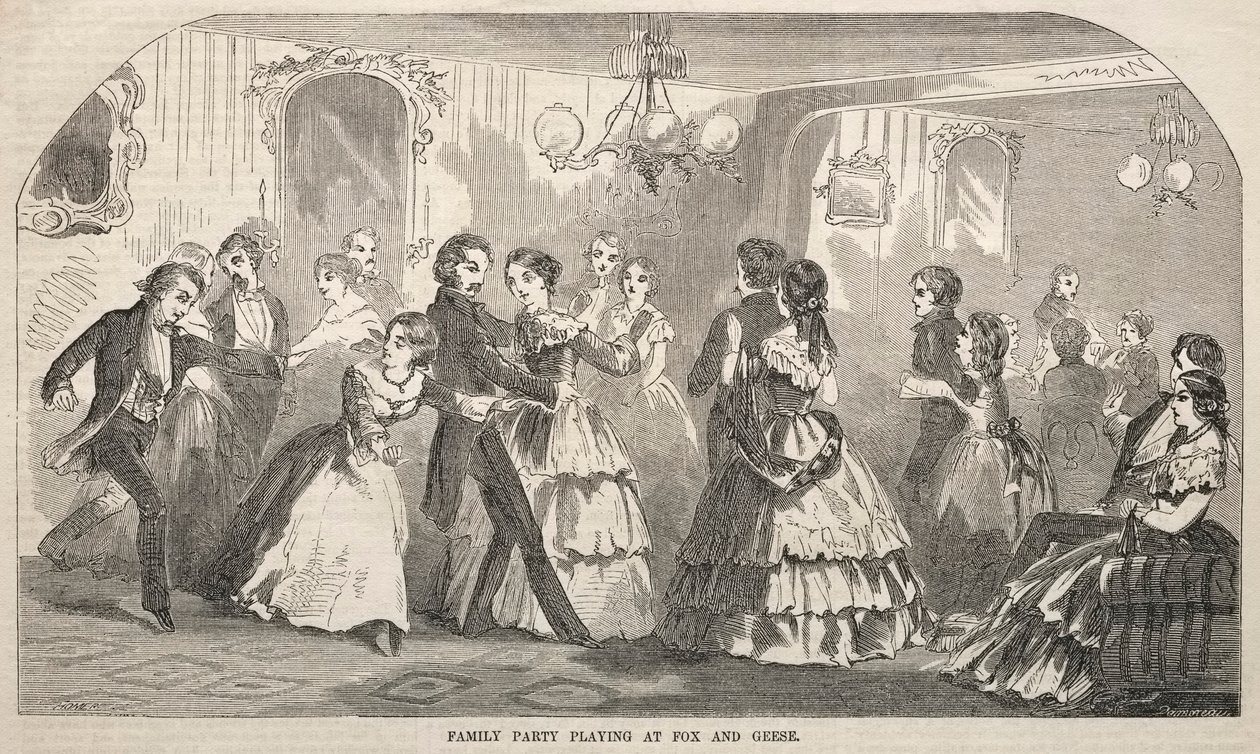 Familiefest ved ræv og gæs, 1857. af Winslow Homer