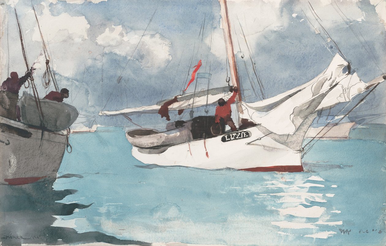 Fiskerbåde, Key West af Winslow Homer