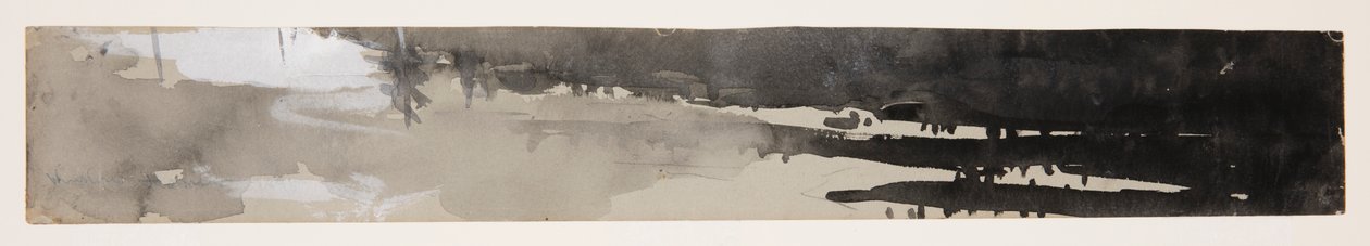 Fragment af "Trout Fishing, Lake St. John, Quebec" af Winslow Homer