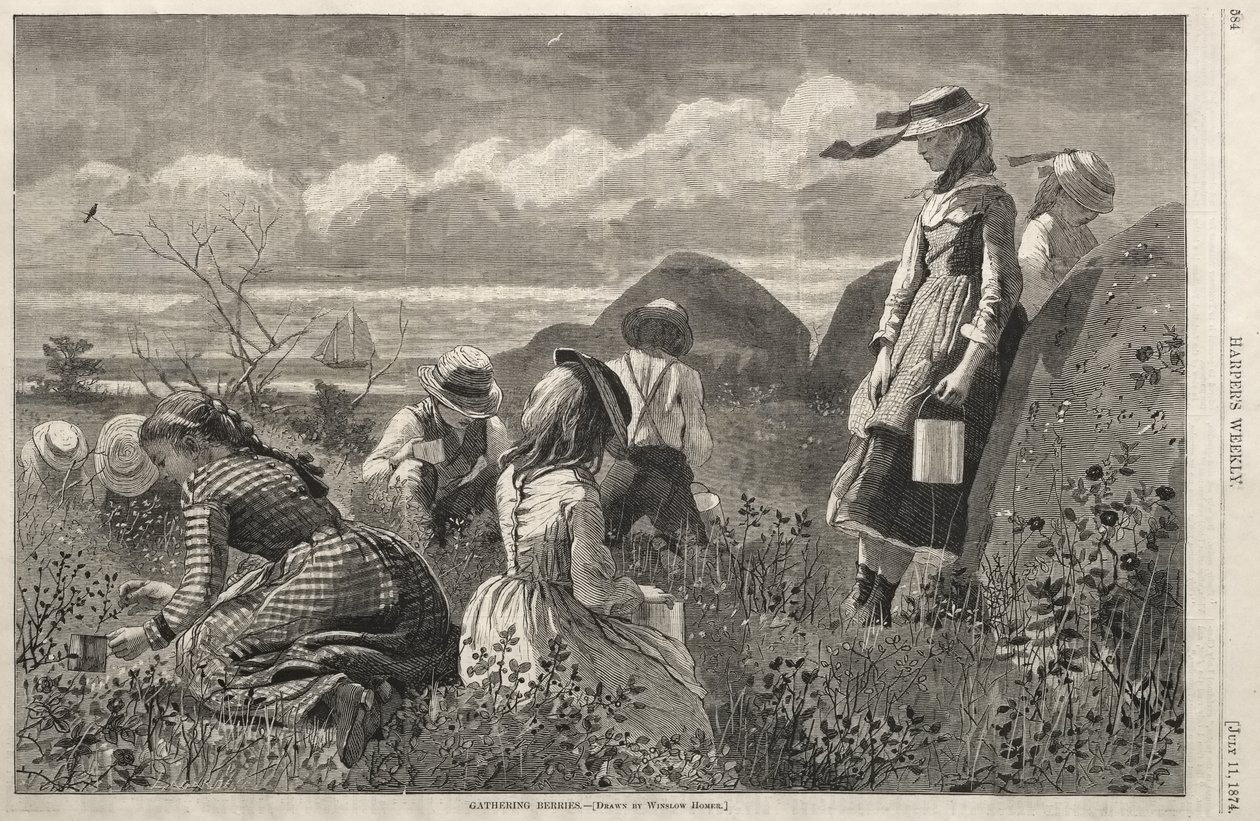 Bærplukning af Winslow Homer