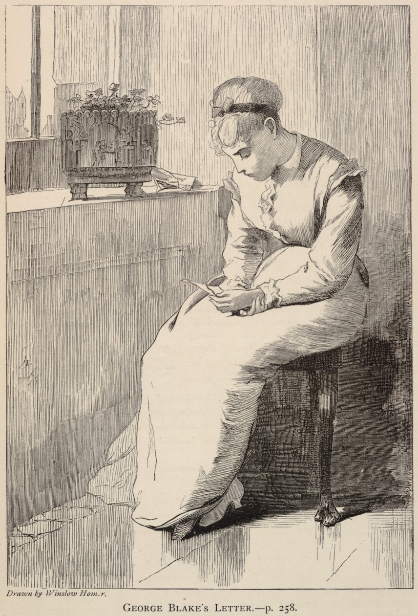 George Blakes brev, fra The Galaxy, januar 1870 af Winslow Homer