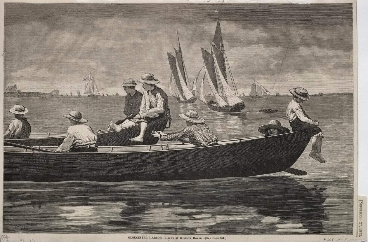 Gloucester havn af Winslow Homer