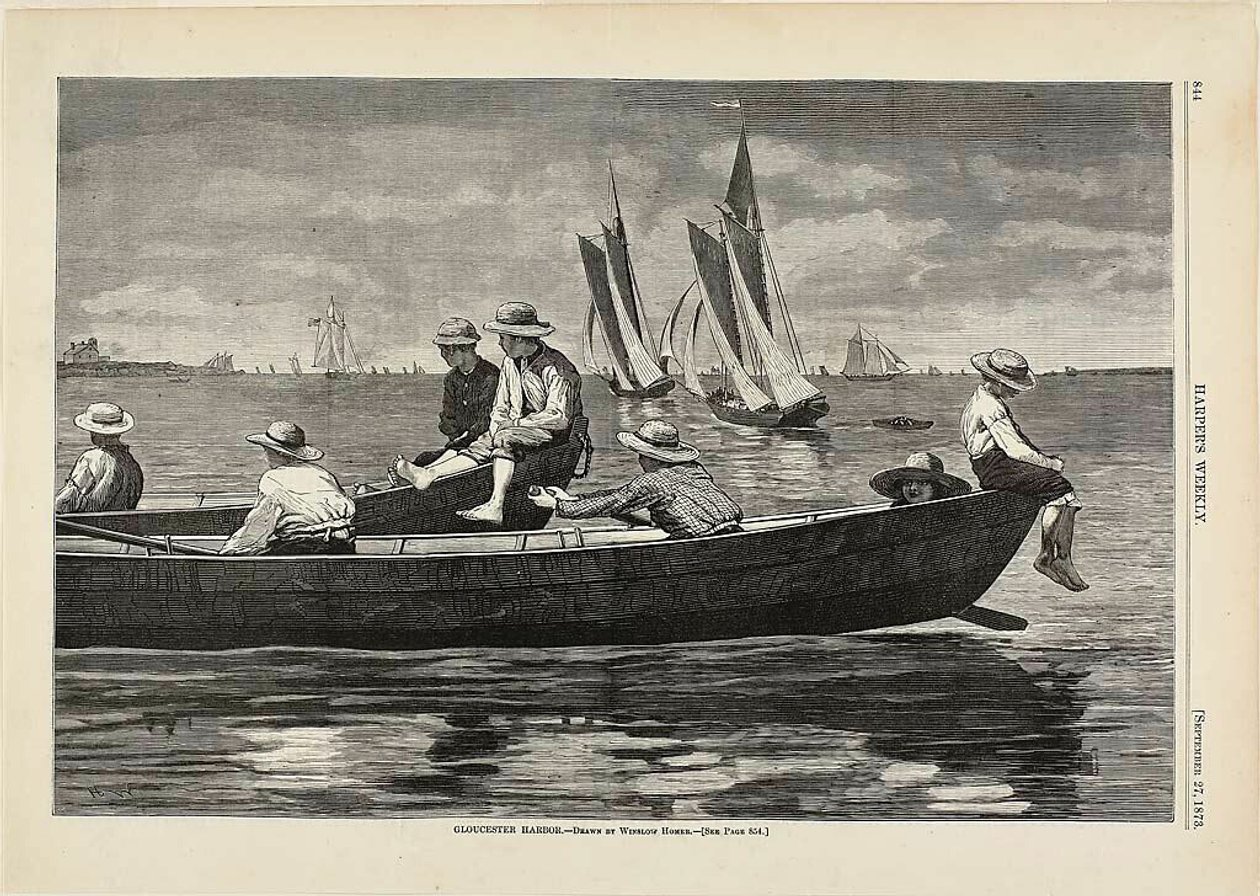 Gloucester havn af Winslow Homer