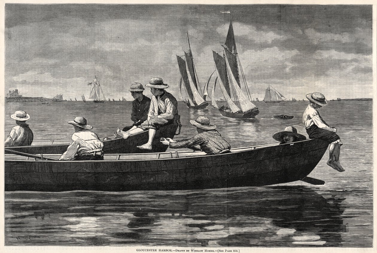 Gloucester Havn af Winslow Homer