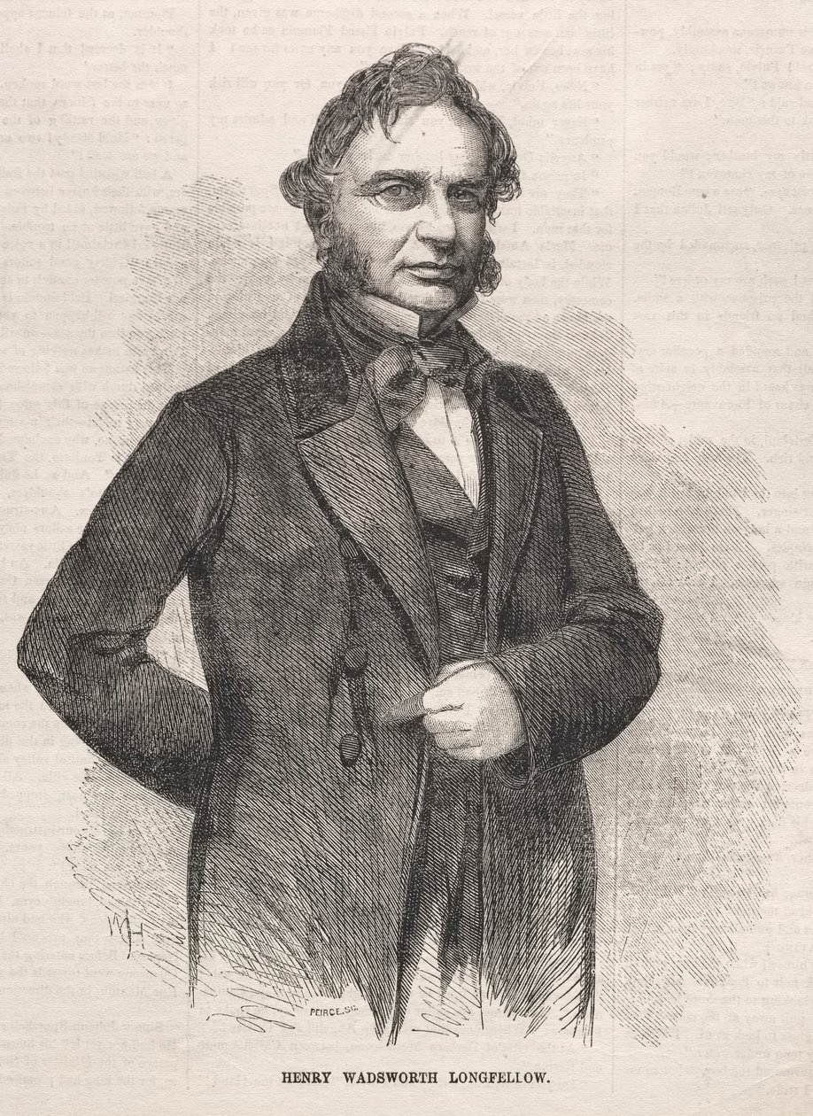 Henry Wadsworth Longfellow, 1858. af Winslow Homer