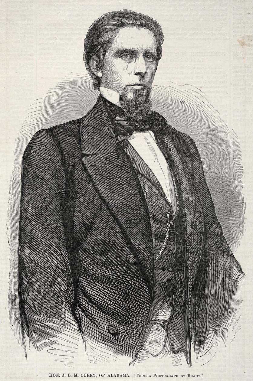 Hon. J. L. M. Curry af Alabama, 1860. af Winslow Homer