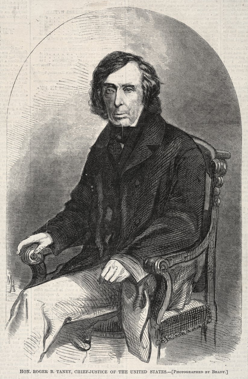 Hon. Roger B. Taney, øverste dommer i USA, 1860. af Winslow Homer