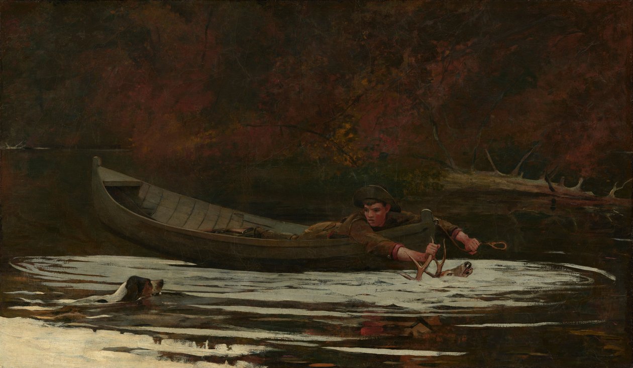 Hunden og jægeren af Winslow Homer