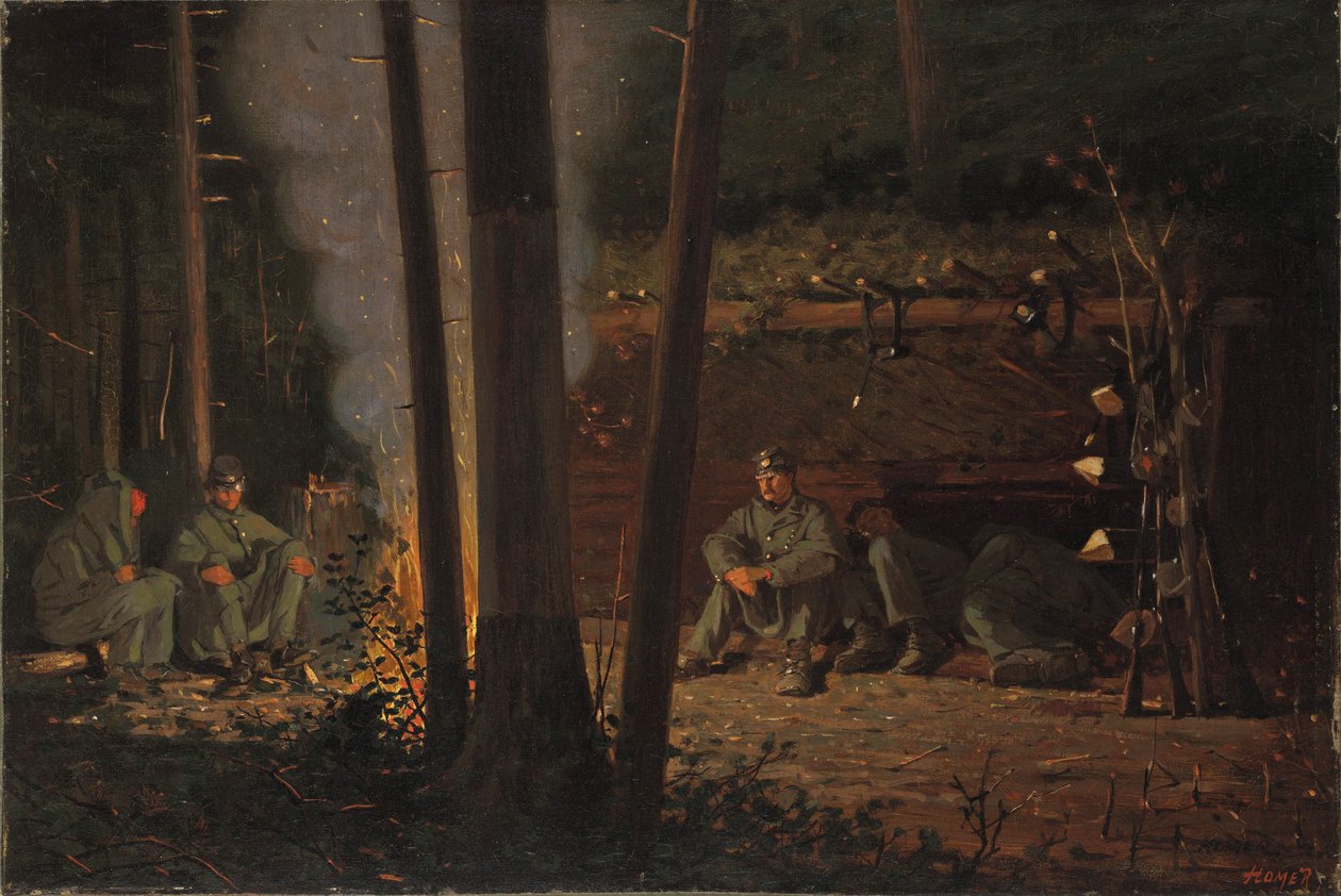 Foran Yorktown (olie på lærred) af Winslow Homer