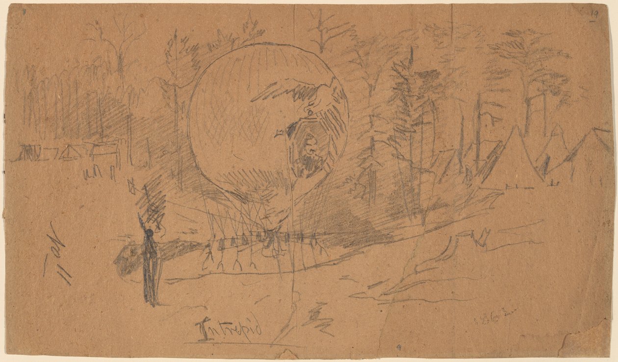 Intrepid [højre], 1862. af Winslow Homer