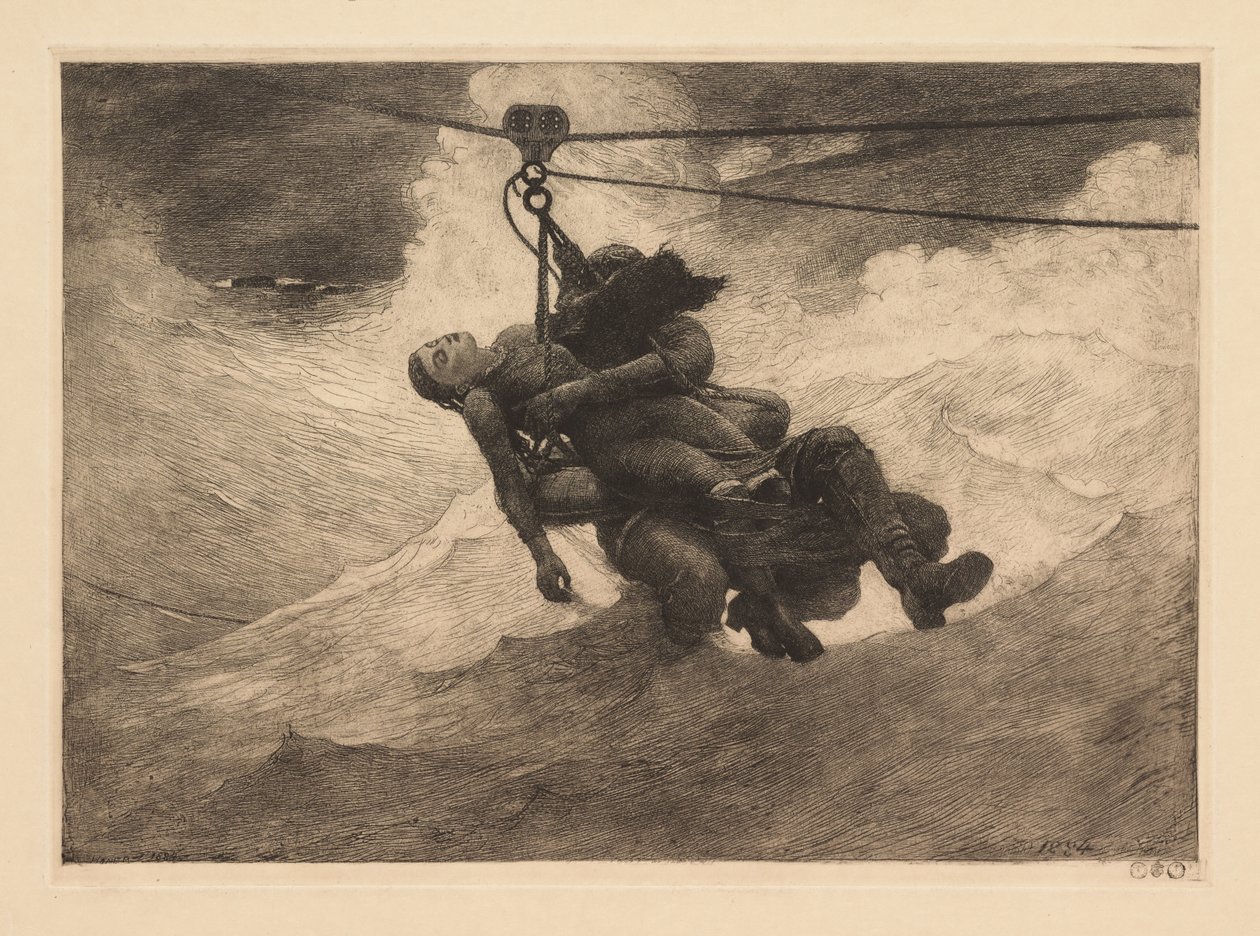 Redningsline af Winslow Homer