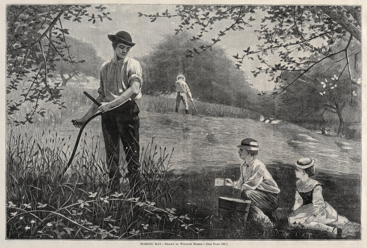 Høhøst af Winslow Homer
