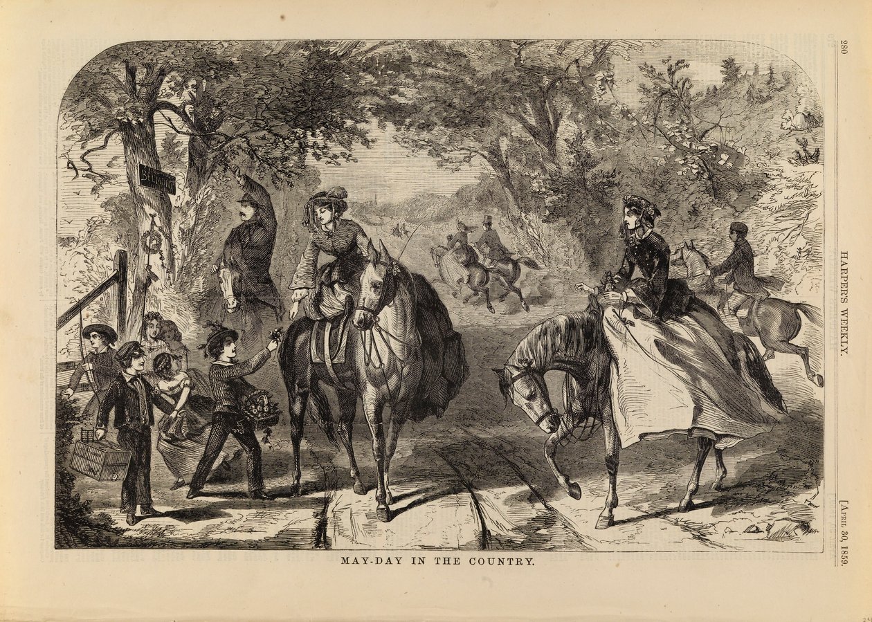 May-Day in the Country, fra Harper