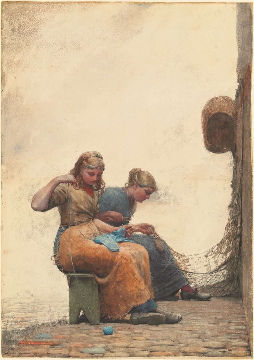 Udbedring af nettene af Winslow Homer