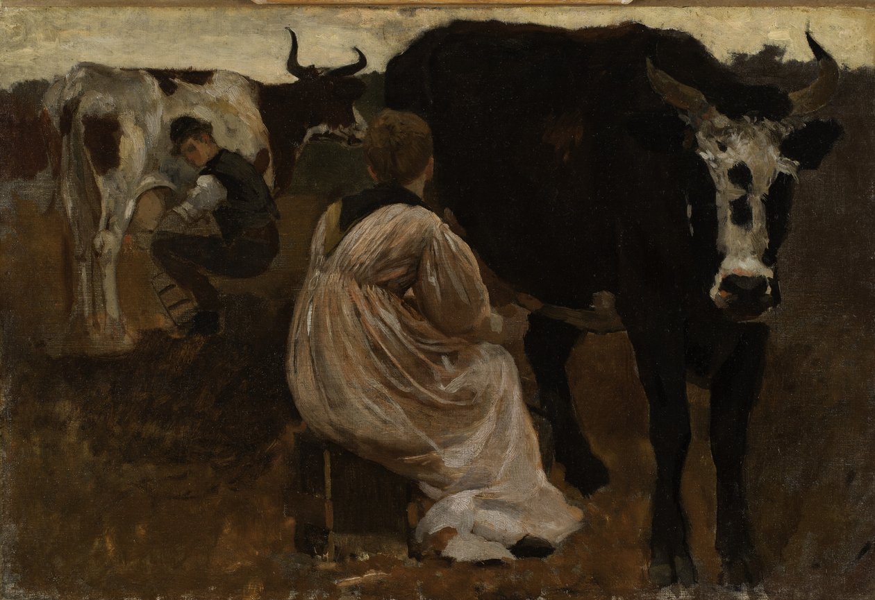 Malkning, 1875 af Winslow Homer