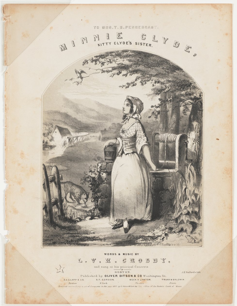 Minnie Clyde [Sangark på fem sider, komplet] af Winslow Homer