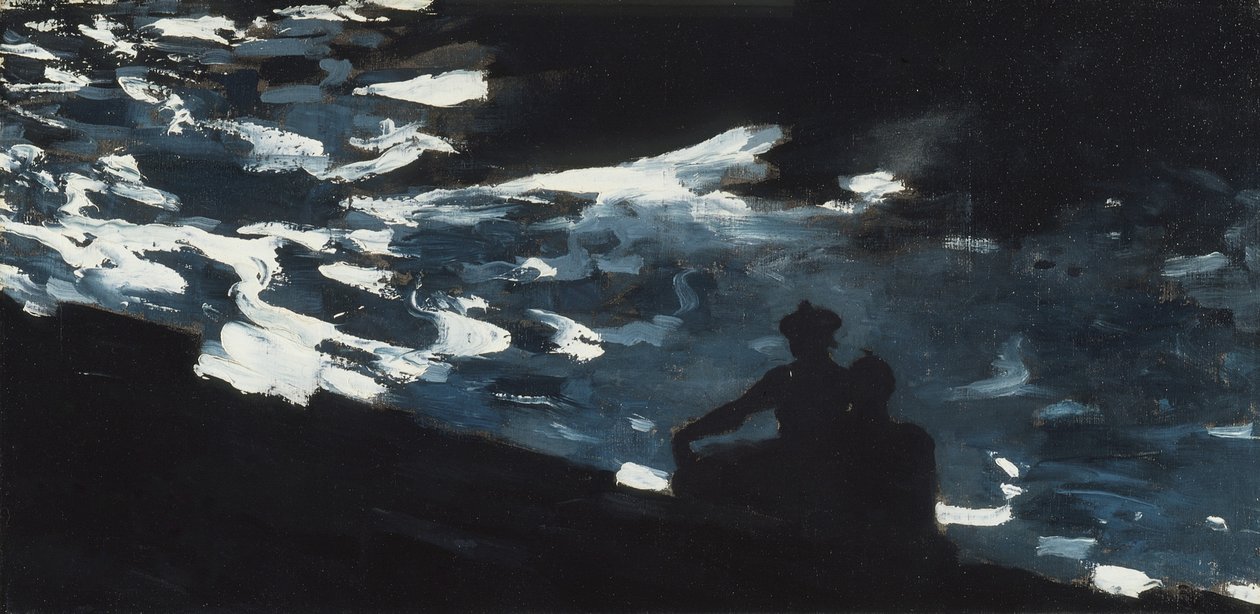 Måneskin på vandet, ca. 1906 af Winslow Homer