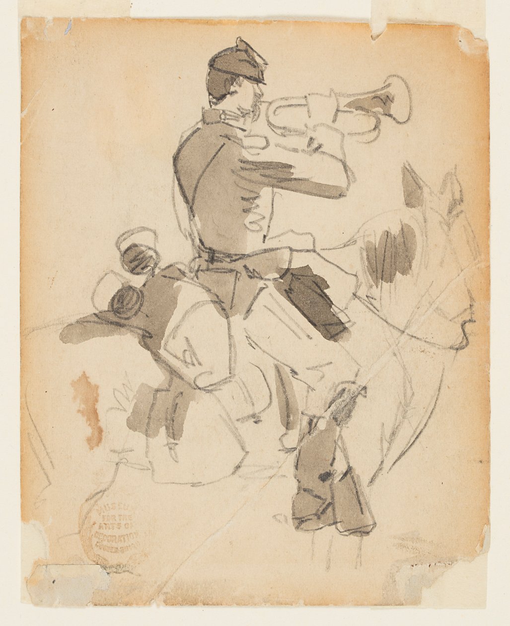 Monteret Bugler af Winslow Homer