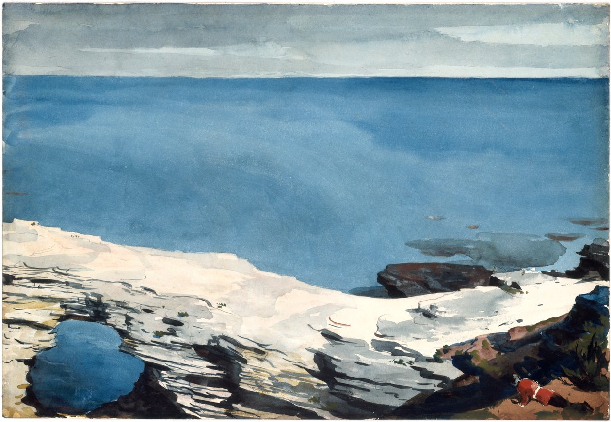 Natural Bridge, Bermuda, ca. 1901 (akvarel) af Winslow Homer