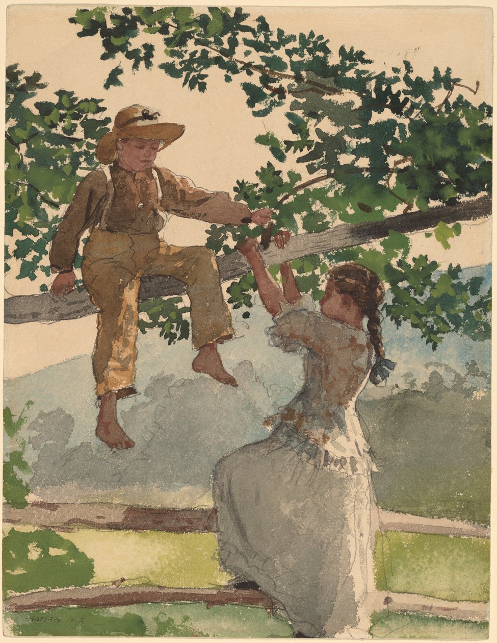 På hegnet af Winslow Homer