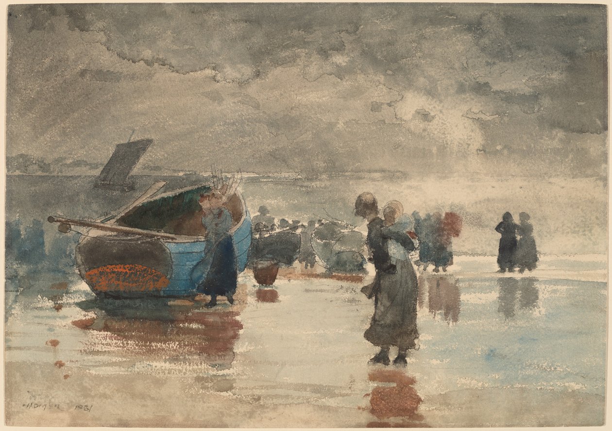 På Sandet af Winslow Homer
