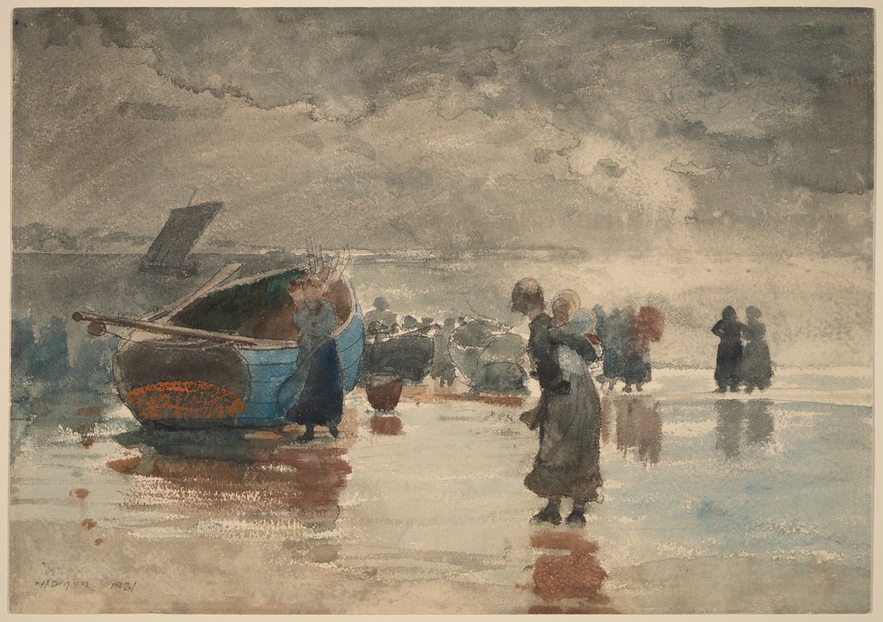 På sandet af Winslow Homer