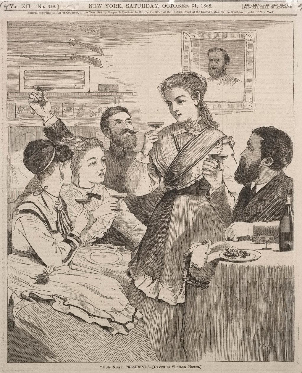 "Vores næste præsident"
 af Winslow Homer