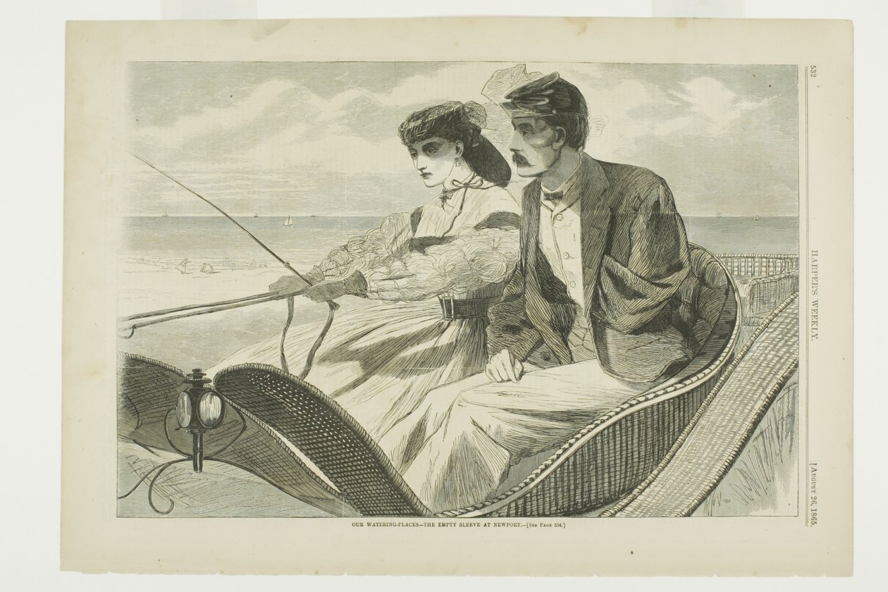Vores vandingssteder - det tomme ærme i Newport af Winslow Homer
