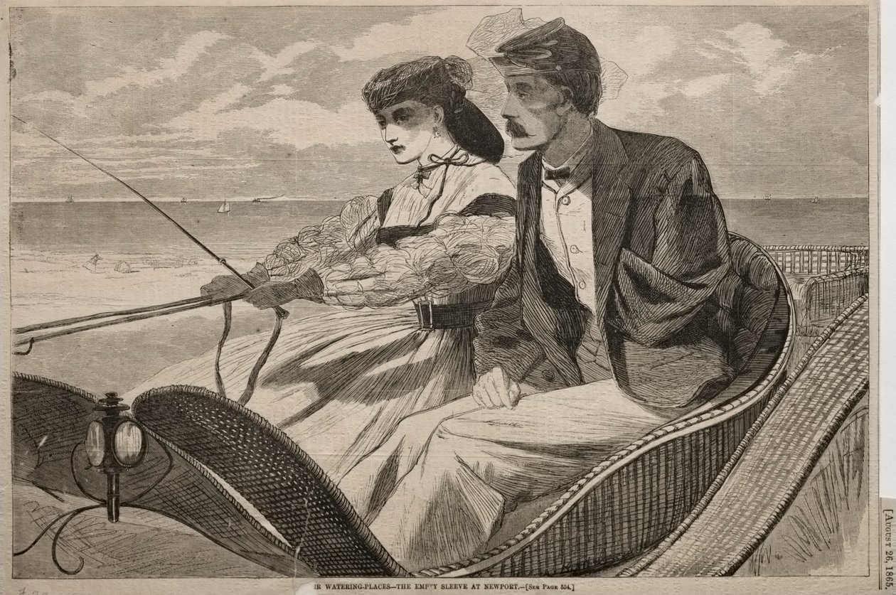 Vores vandingssteder - Det tomme ærme i Newport af Winslow Homer