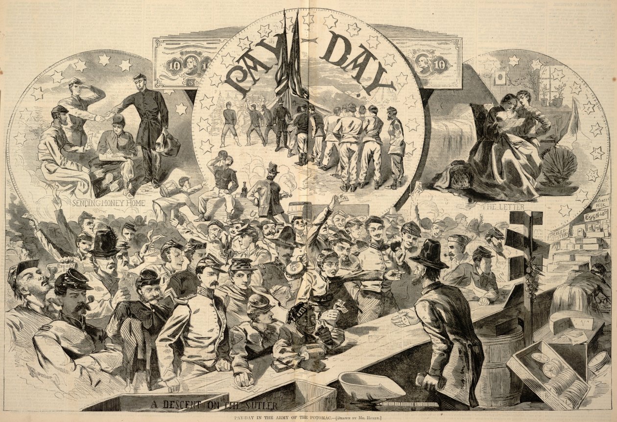 Pay-Day in the Army of the Potomac, fra Harper