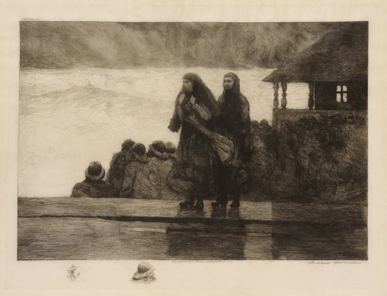 Farerne på havet af Winslow Homer