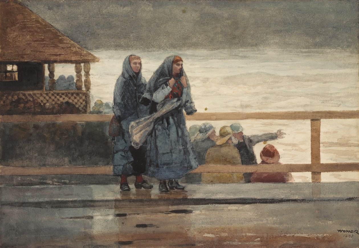Havets farer, 1881 af Winslow Homer
