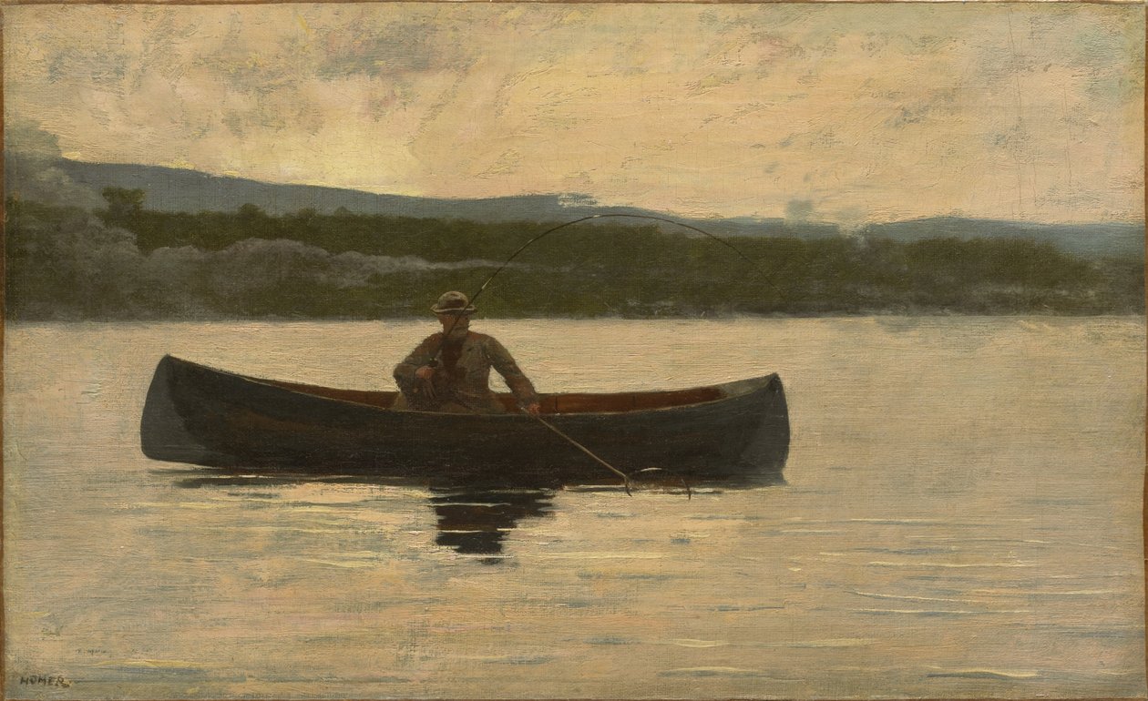 At spille en fisk af Winslow Homer