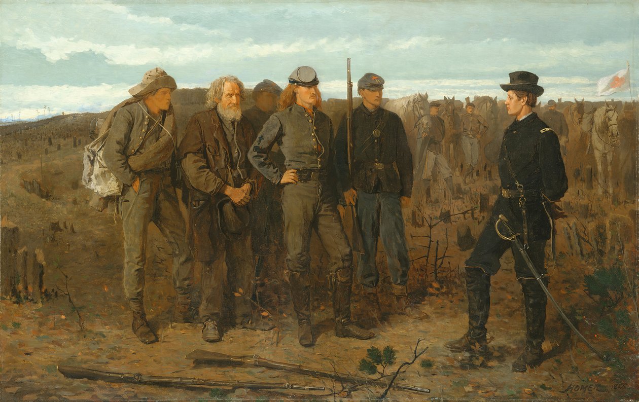 Fanger fra fronten, 1866. af Winslow Homer