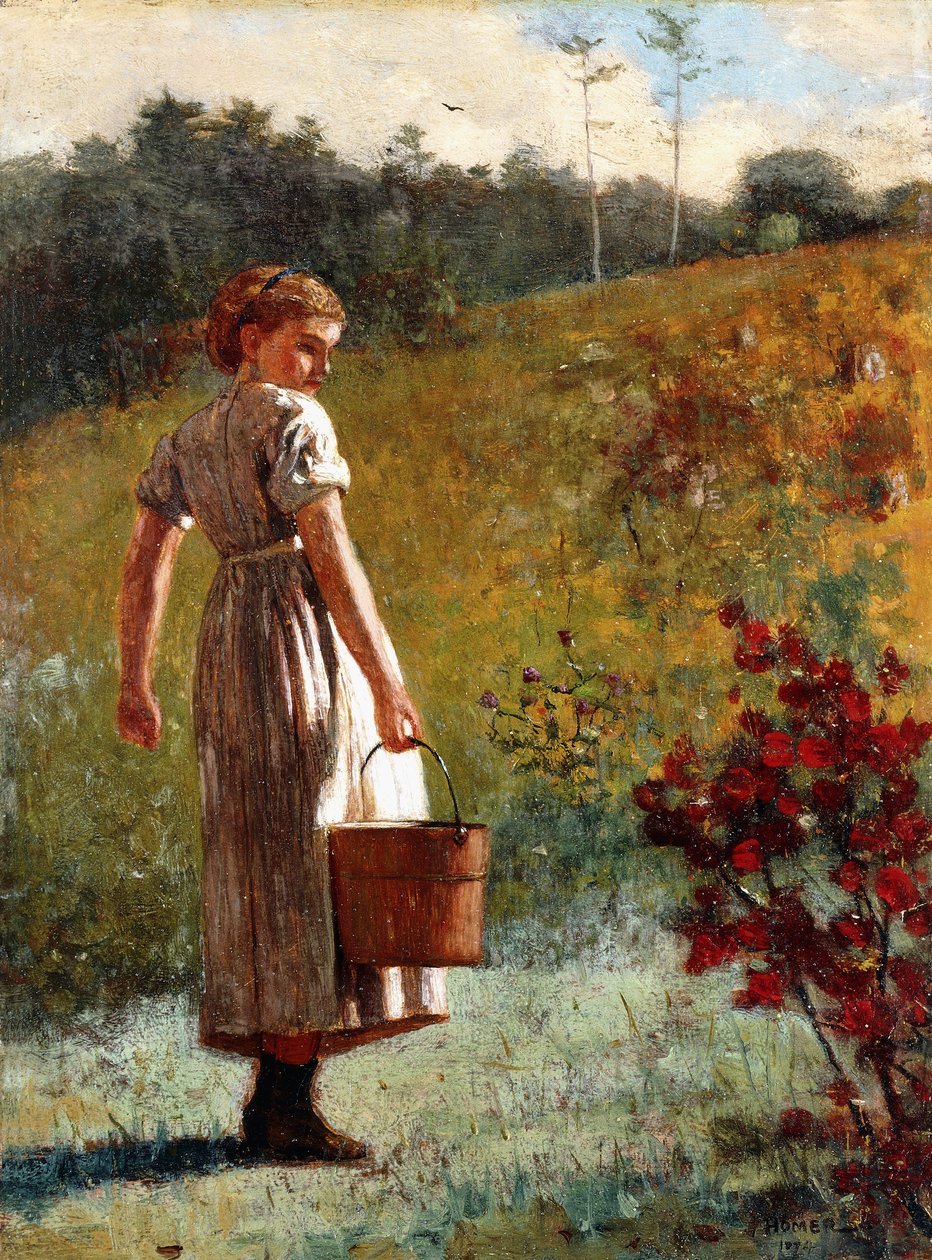 Hjemvendt fra foråret 1874 af Winslow Homer