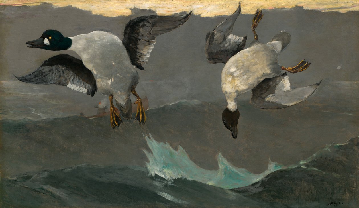 Højre og venstre, 1909. af Winslow Homer