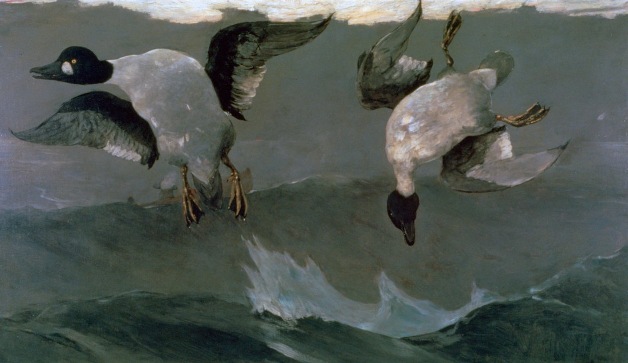 Højre og venstre, 1909 af Winslow Homer