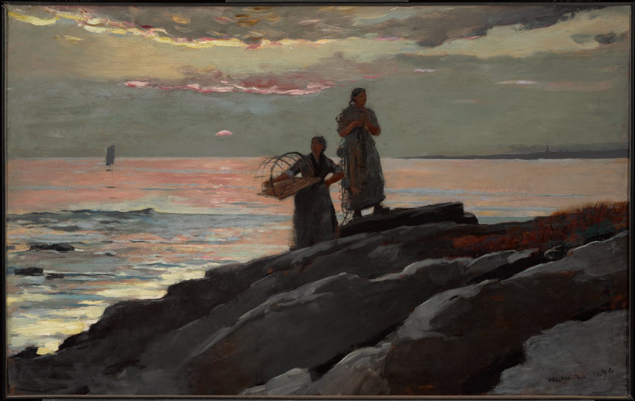 Saco Bay af Winslow Homer