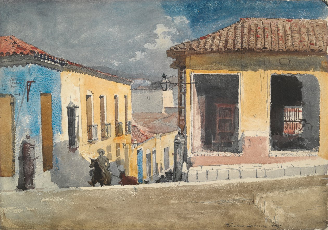 Santiago de Cuba: Gadebillede af Winslow Homer