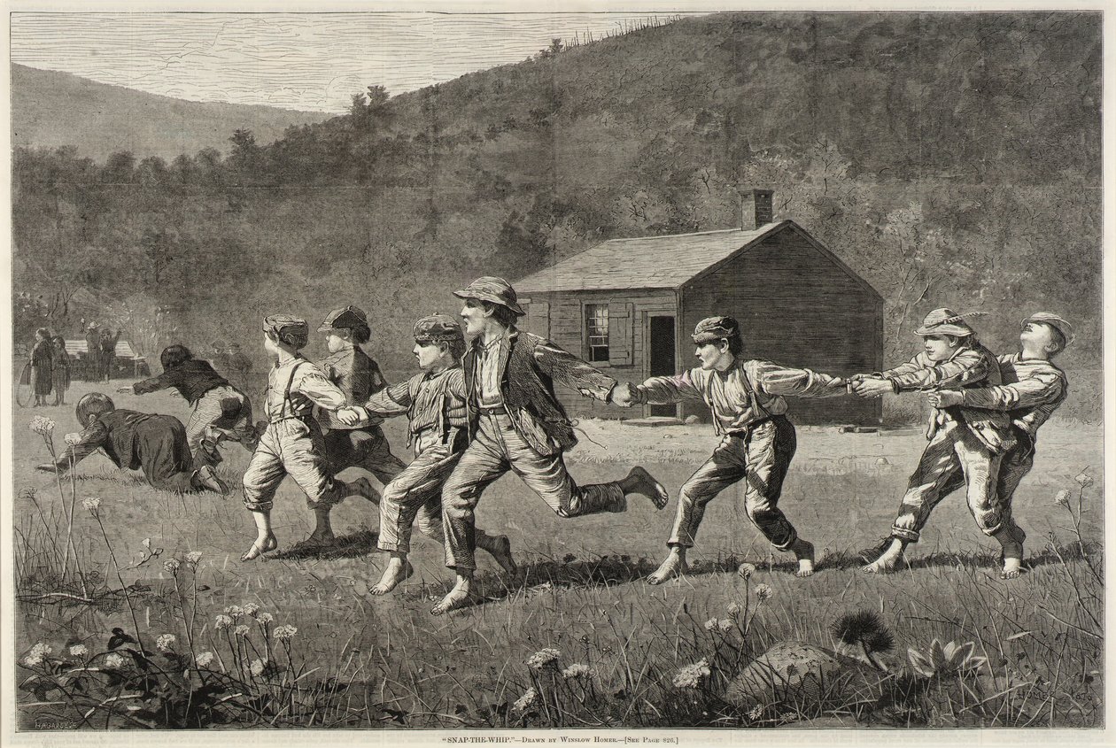 Knips med pisken af Winslow Homer