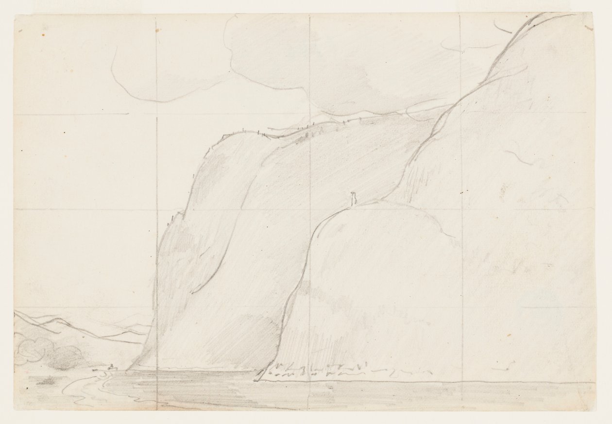 Undersøgelse til "Cape Trinity, Saguenay River" af Winslow Homer