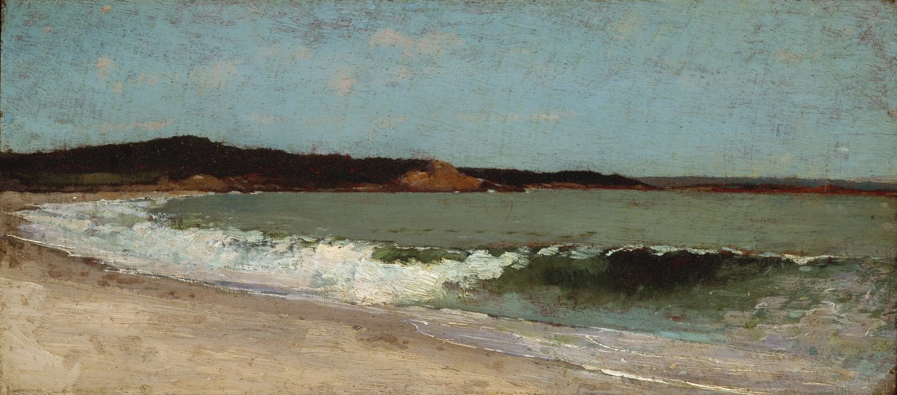 Studie for Eagle Head, Manchester, Massachusetts, ca. 1869 (olie på træ) af Winslow Homer